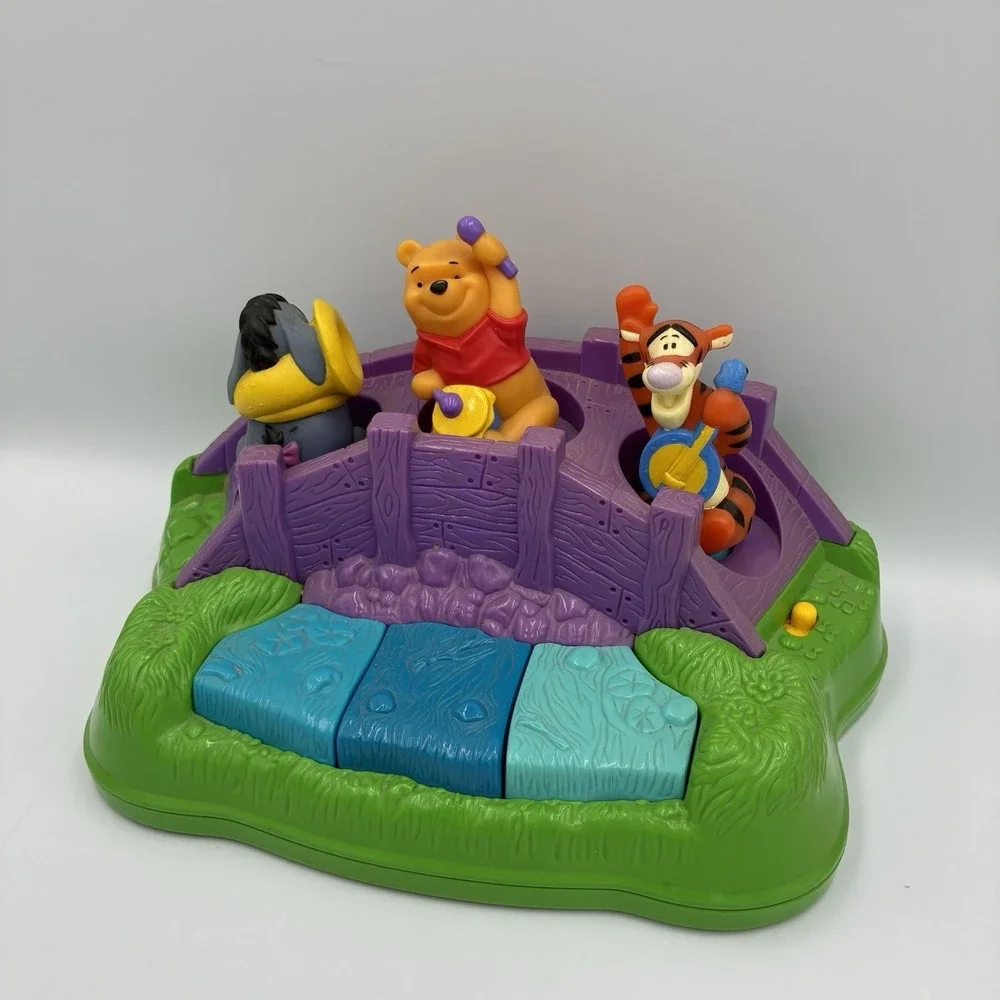 Disney Winnie‎ The Pooh Musical Band Keyboard Musical Piano Toy Eeyore Works